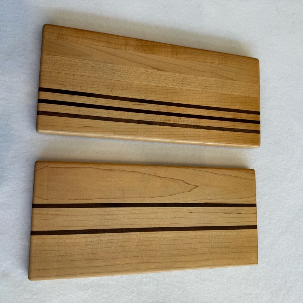 Wooden Cutting Boards with Wood Inlay